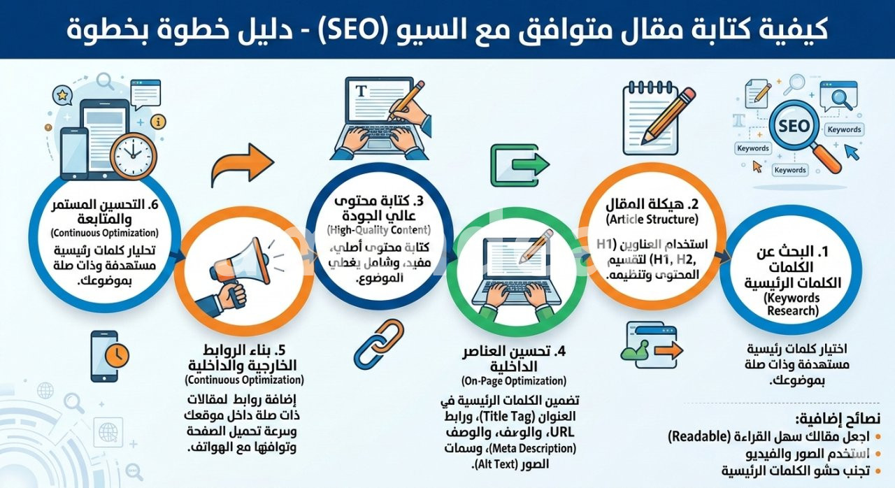 كيفية كتابة مقال متوافق مع السيو لتصدر نتائج البحث