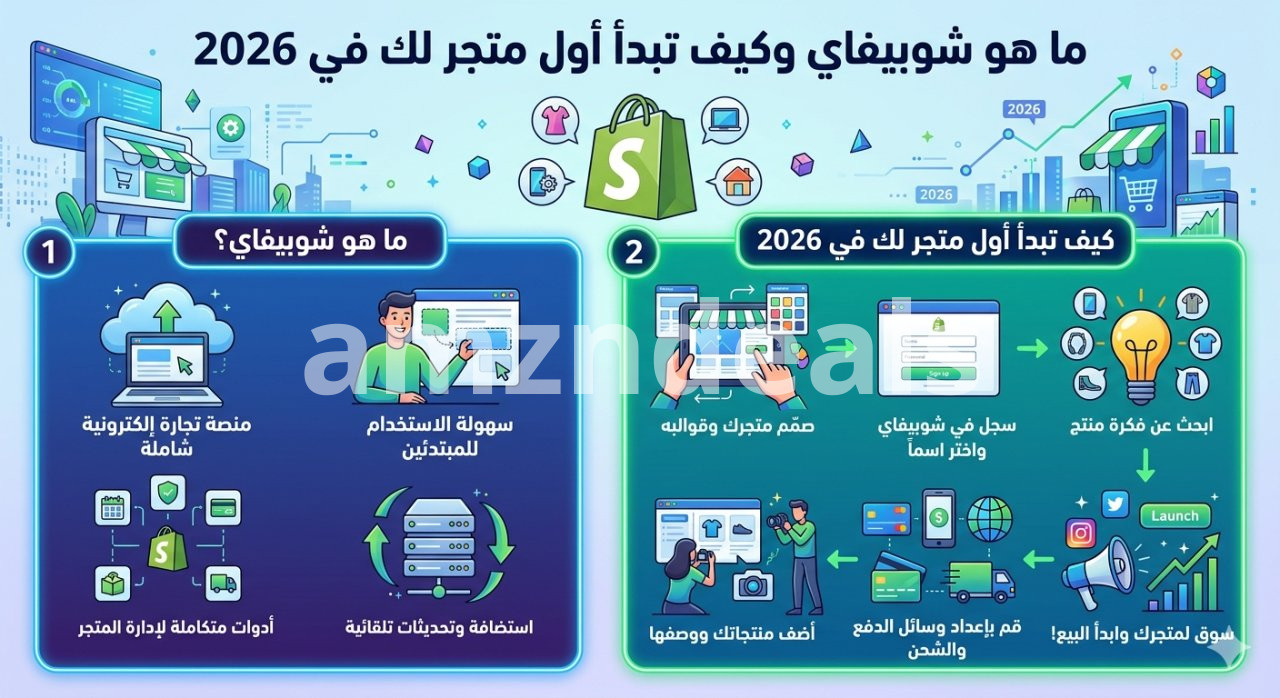 ما هو شوبيفاي وكيف تبدأ أول متجر لك في 2026