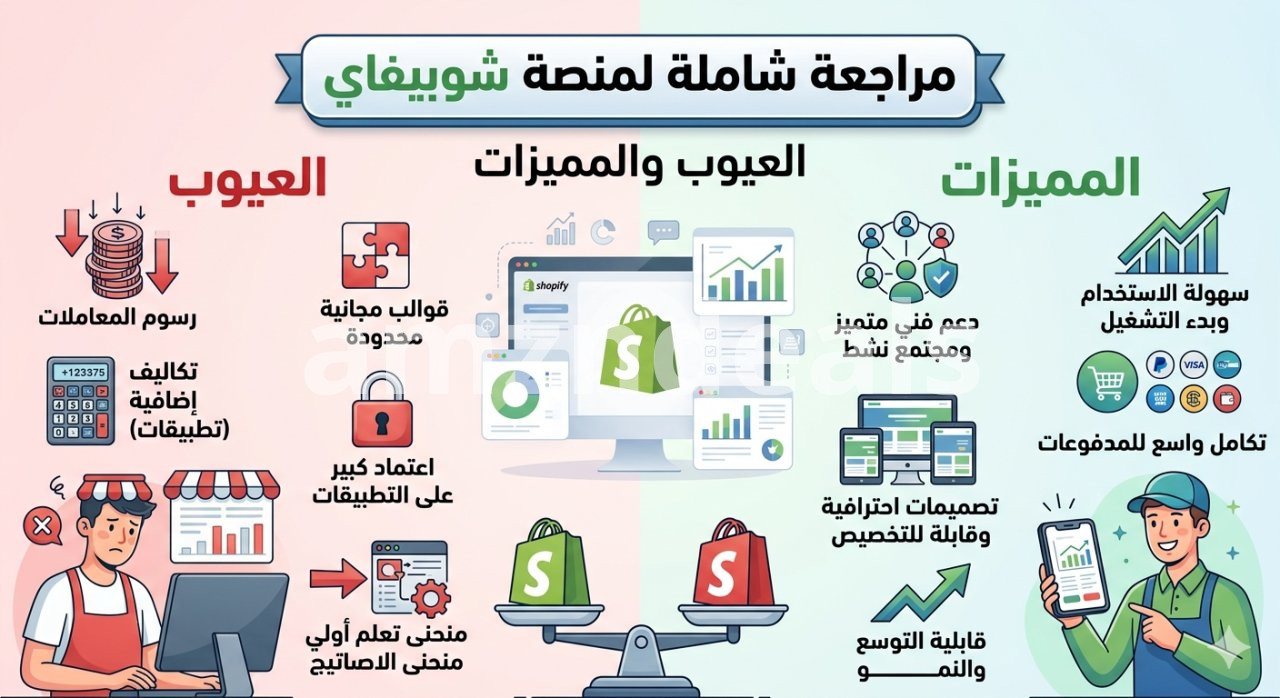مراجعة شاملة لمنصة شوبيفاي: العيوب والمميزات