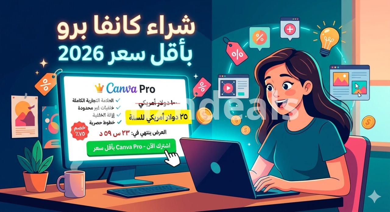 دليل شامل حول كيفية شراء كانفا برو بأقل سعر 2026