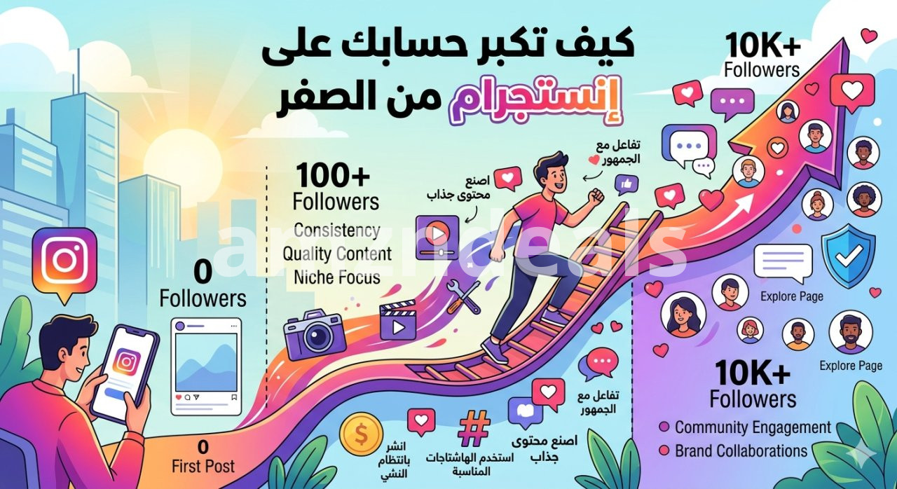 كيف تكبر حسابك على إنستجرام من الصفر