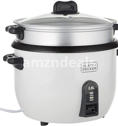 مراجعة جهاز طهي الارز من بلاك اند ديكر Rc2850-B5 سعة 2.8 لتر